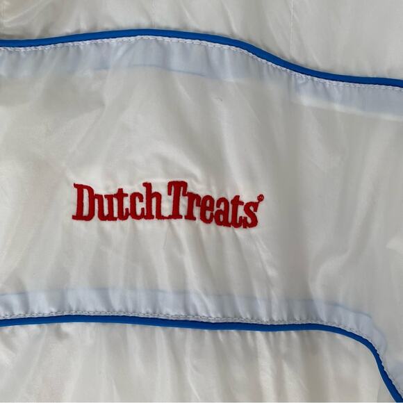 Dutch Treats Cigar Upstream Racing Division Vintage Nylon White Jacket XL - Picture 10 of 10